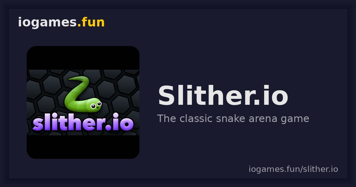 Slither.io — iogames.fun'da Slither.io oyna